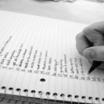 How do you write a list of ingredients?