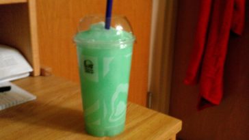 How does Taco Bell make Baja Blast freeze?