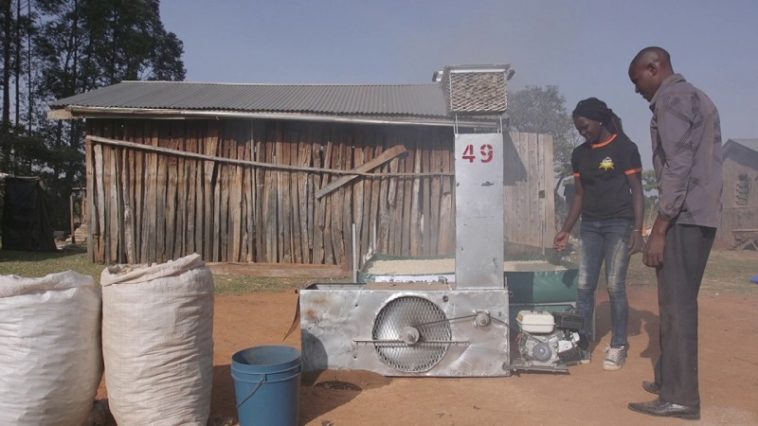 How does a maize dryer work?