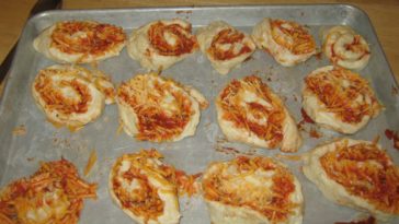 How hot should the oven be for pizza rolls?