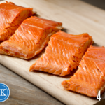 How large is 4 oz salmon?