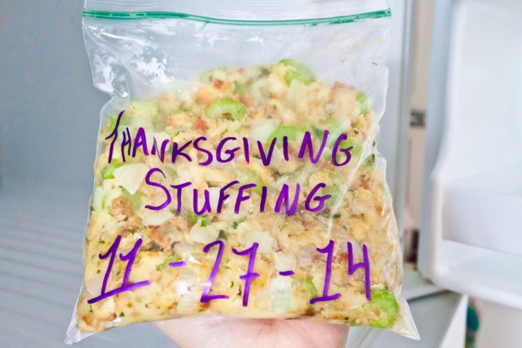 How long can I freeze stuffing?