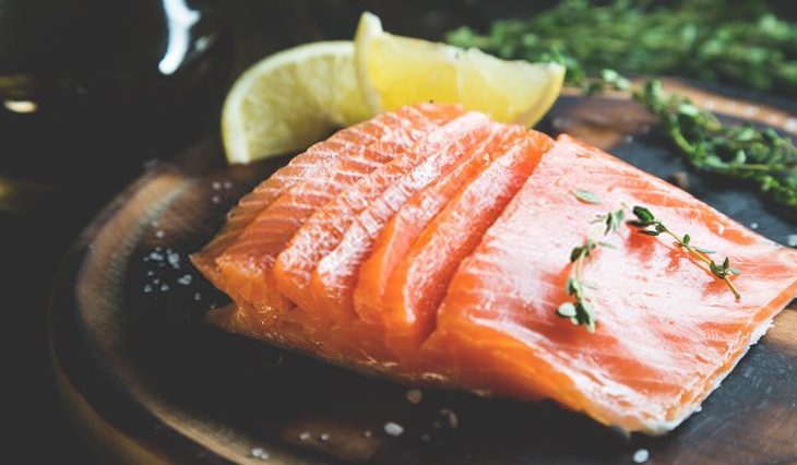 How long can you let salmon defrost?