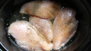How long do chicken breasts take in crockpot on high?
