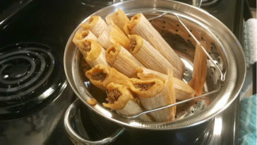 How long do tamales steam for?