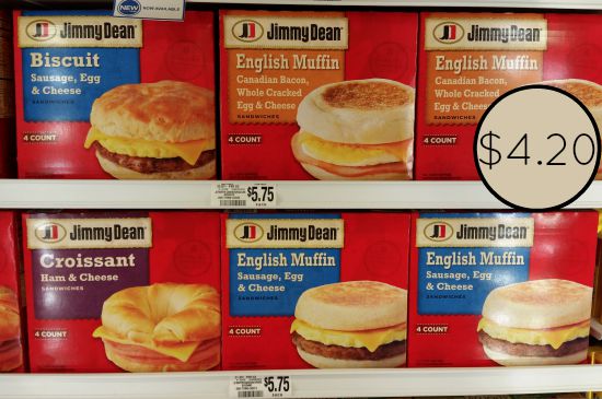 How long do you cook frozen Jimmy Dean breakfast sandwiches?