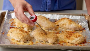 How long do you cook frozen chicken in oven?