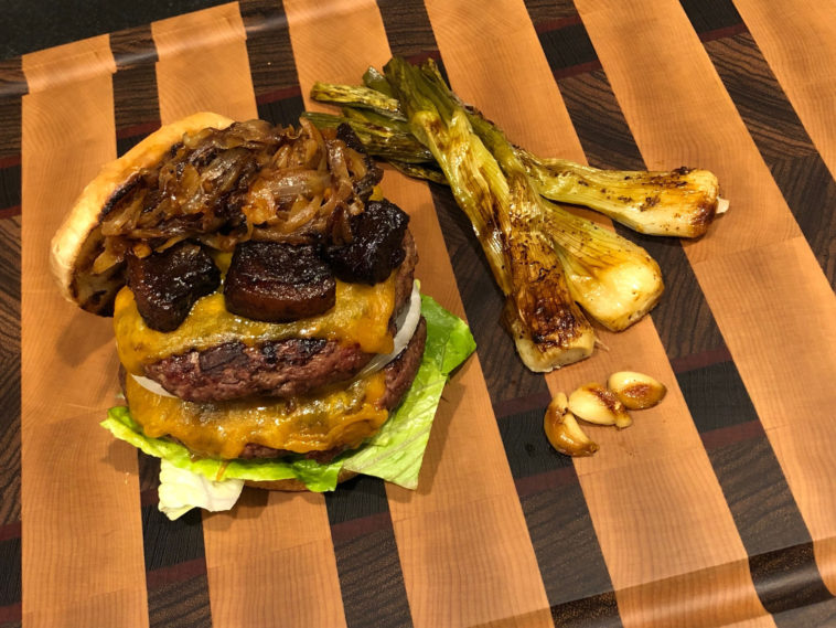 How long do you cook hamburgers on the Big Green Egg?