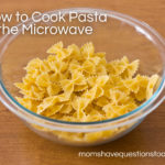 How long do you cook pasta in the microwave?