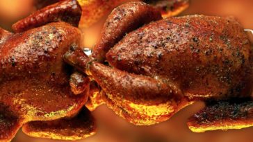 How long does chicken take to cook in the oven at 350?