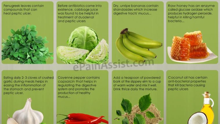 How long does it take cabbage juice to heal an ulcer?