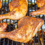 How long does it take to cook leg quarters at 350 degrees?