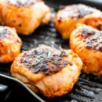 How long does it take to grill chicken thighs at 350?
