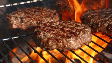 How long should burgers be on the grill?
