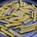 How long should you soak potatoes before frying?