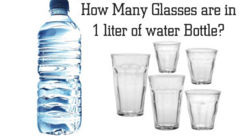 How many 8 ounce glasses are in a liter?