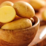 How many calories are in an average potato?