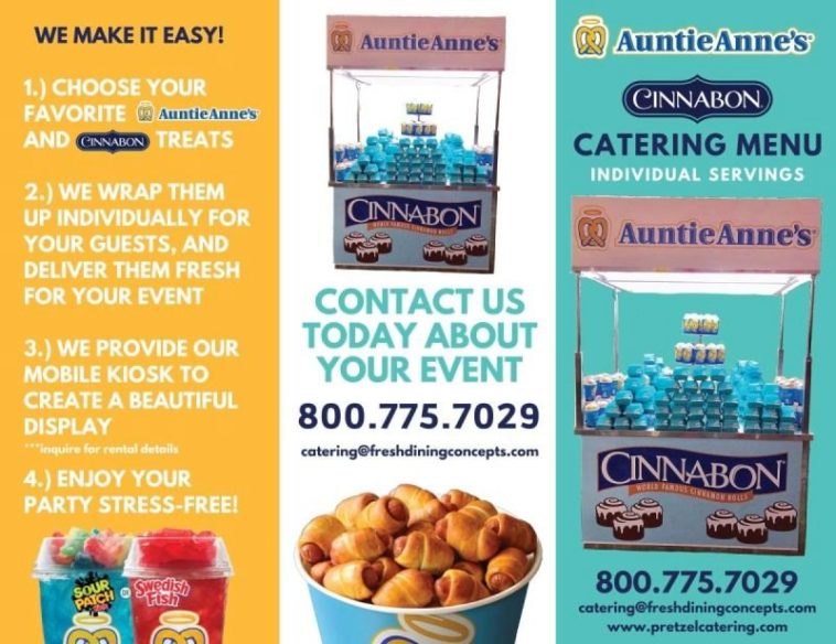 How many calories in Auntie Anne's Cinnamon Pretzel Bites small?