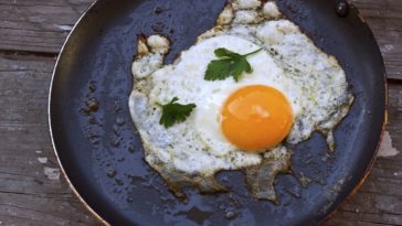 How many calories is 2 eggs over easy?