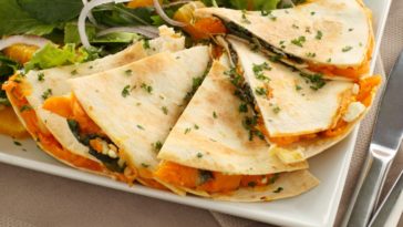 How many calories is a cheese quesadilla from Chipotle?