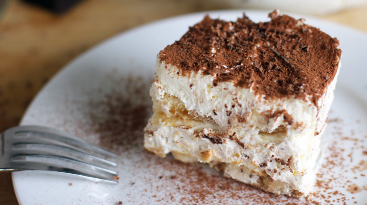 How many calories is in tiramisu?