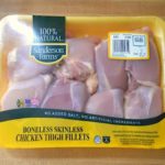 How many chicken thighs is 2 lbs?