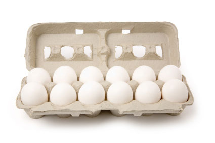 How many eggs are in 2/3 of a dozen?
