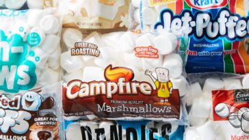 How many large marshmallows equal a cup of mini marshmallows?