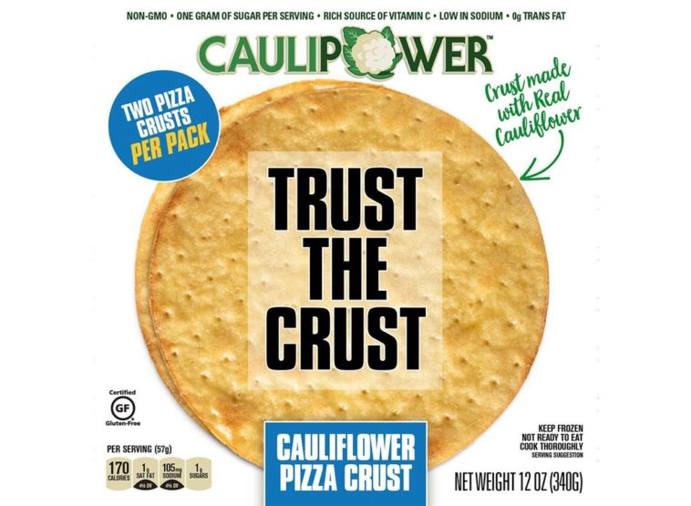 How many net carbs are in Caulipower pizza crust?