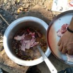 How many pieces are there in 1 kg mutton?