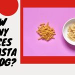 How many pieces of pasta is 100g?