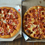 How many slices is a medium Domino's Pizza?