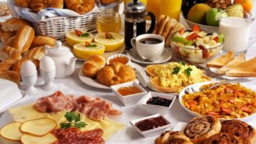 How many types of continental food are there?