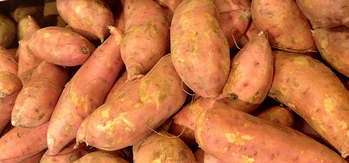 How much do sweet potatoes sell for?