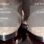 How much faster does salt make water boil?