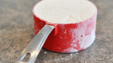 How much is 1 cup sifted flour?