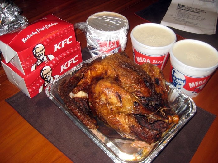How much is KFC deep-fried turkey?