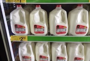 How much is a gallon of milk at Dollar General?