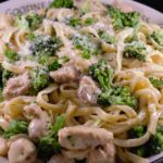 How much is a serving of chicken broccoli alfredo?