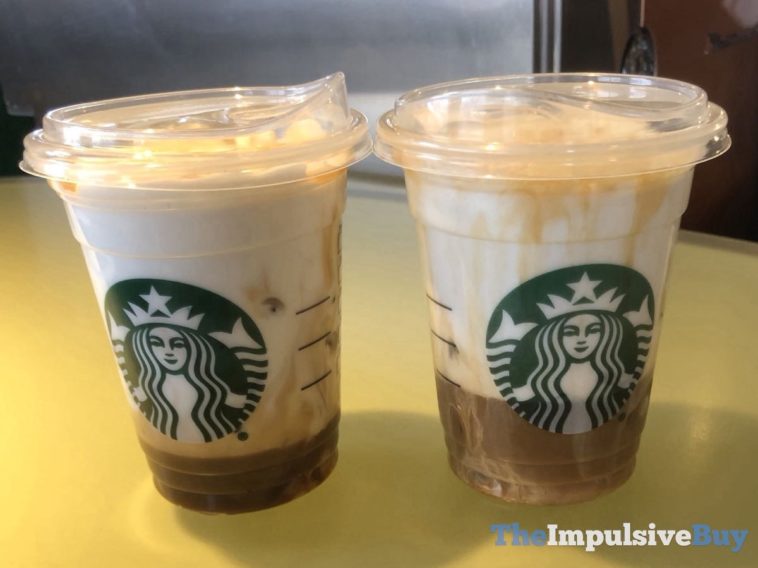 How much is an iced caramel cloud macchiato at Starbucks?