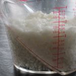 How much water do I use for 3 cups of rice?