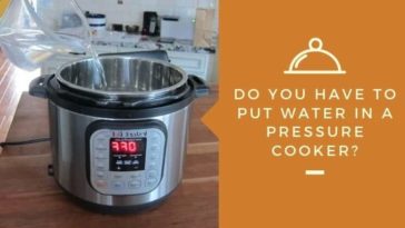 How much water do you put in a pressure cooker?