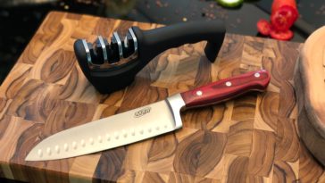 How often do professional chefs sharpen their knives?