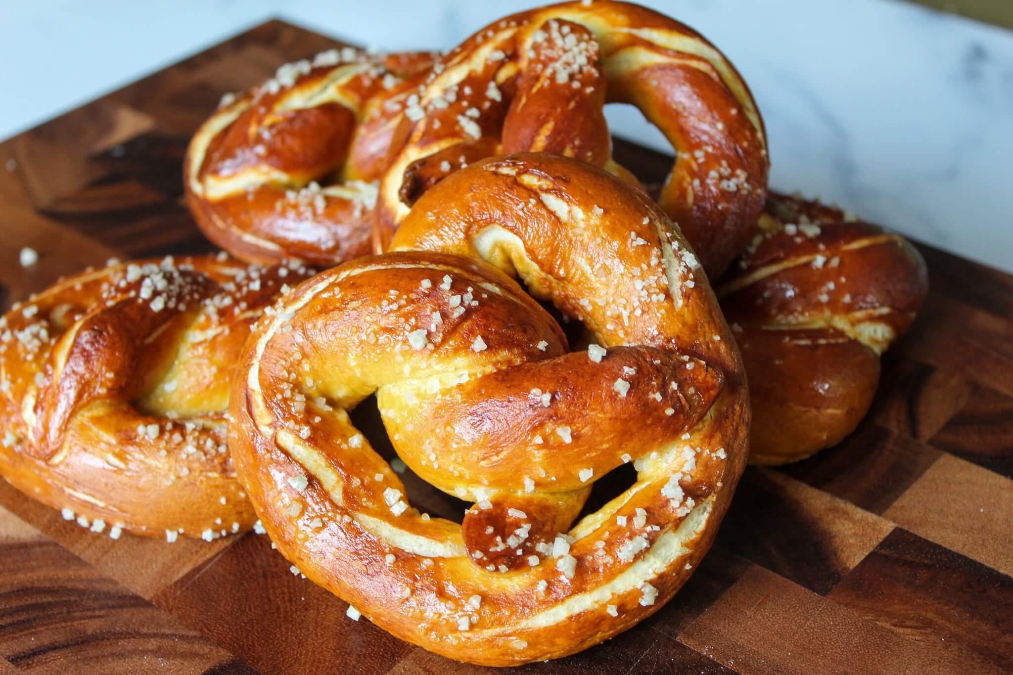 How long do soft pretzels take to cook?