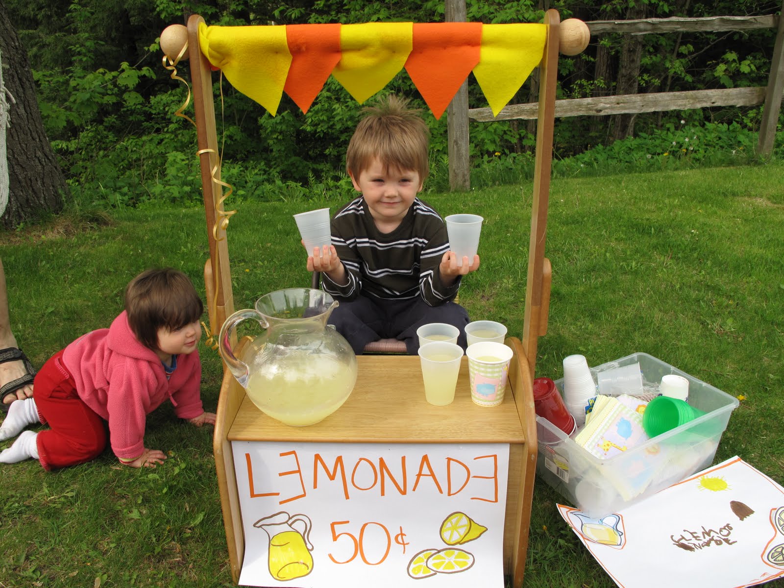 What can I sell at a lemonade stand besides lemonade?