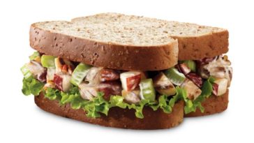 Is Arby's selling chicken salad sandwiches?