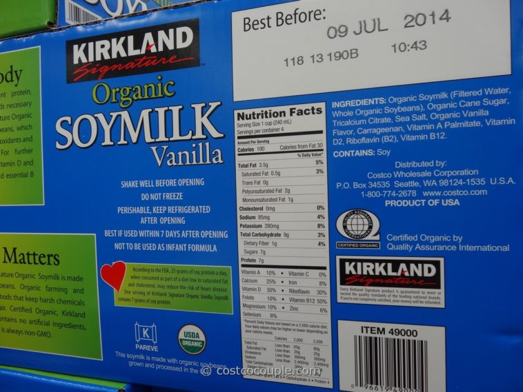 Is Costco milk organic?