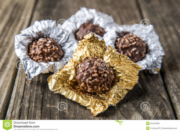 Is Ferrero Rocher wrapped in real gold?