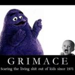 Is Grimace black?