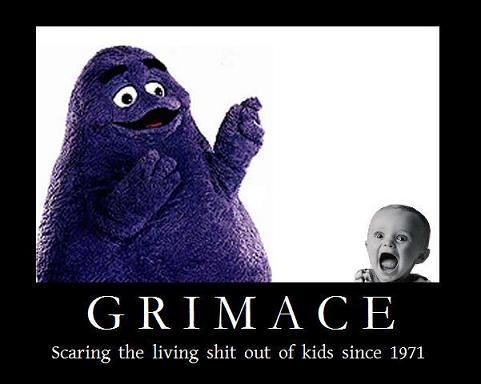 Is Grimace black?